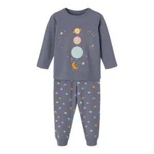 Girl's pyjamas Name it Nightset Folkstone Planet image-0