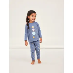 Girl's pyjamas Name it Nightset Folkstone Planet image-3