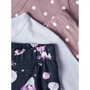 Pack of 2 pyjamas for girls Name it Nightset Unicorn image-5