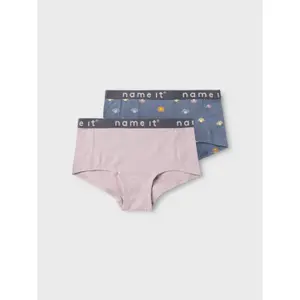 Pack of 2 girls' panties Name it Hipster Folktone Sun image-3