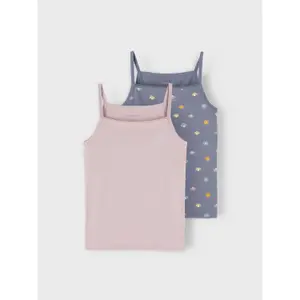 Pack of 2 tank tops for girls Name it Strap Folktone image-3