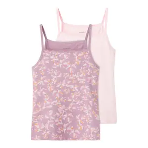 Pack of 2 tank tops for girls Name it Strap image-0