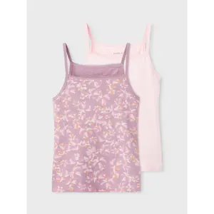 Pack of 2 tank tops for girls Name it Strap image-3