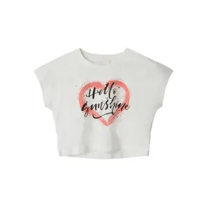 Girl's sleeveless T-shirt Name it Vilma image-0