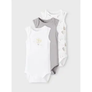 Baby Bodysuits Name it Alloy Balloon (x3) image-4
