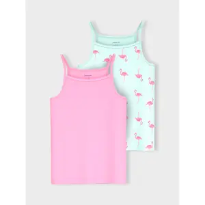 Pack of 2 tank tops for girls Name it Strap image-0