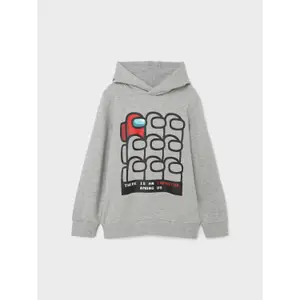 Sweatshirt child Name it Jan Amongus sw bru box sky image-3