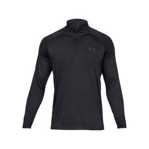 top-under-armour-long-sleeve-zip-tech-2-0-black-charcoal-gray