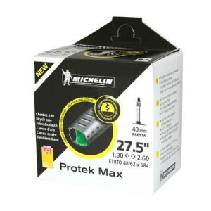 Presta valve air chamber with Puncture fluid Michelin protek max 27.5 x 1.90/2.30 image-1