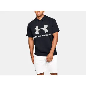 Sudadera con capucha Under Armour et manches courtes Rival Fleece Logo image-1