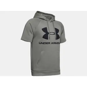 Sudadera con capucha y manga corta Under Armour Rival Fleece Logo image-2