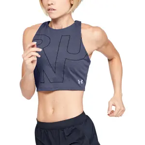 Damski krótki tank top Under Armour Streaker 2.0 RUN image-2
