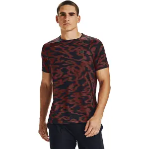 T-shirt Under Armour à manches courtes rush HeatGear Fitted imprimé image-1
