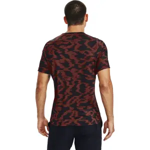 T-shirt Under Armour à manches courtes rush HeatGear Fitted imprimé image-4
