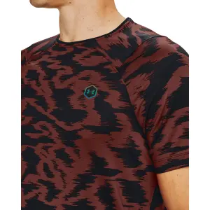 T-shirt Under Armour à manches courtes rush HeatGear Fitted imprimé image-5