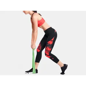 Damen-Leggings Under Armour court Breathelux Stretch Blur Printed image-4