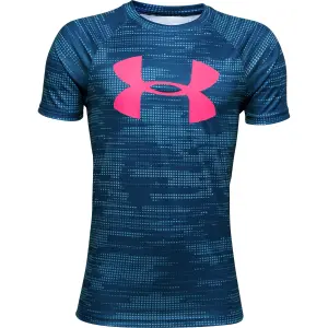 Maillot de niño Under Armour à manches courtes Tech Big Logo imprimé image-0
