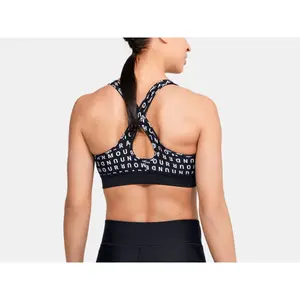 Sujetador de mujer Under Armour Mid Crossback Print Mash Up image-5