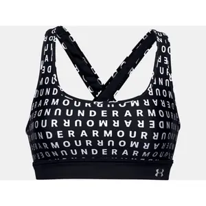 Sujetador de mujer Under Armour Mid Crossback Print Mash Up image-1