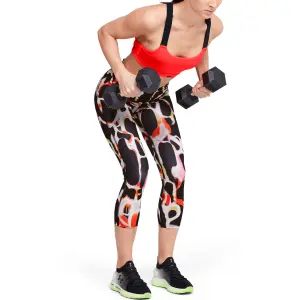 Women's Legging Under Armour court rush Electric imprimé image-3