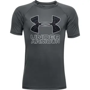 Camiseta de niño Under Armour Tech Hybrid Print Fill Logo image-0