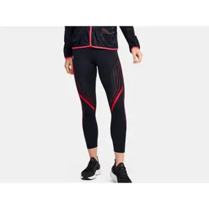 Legging court femme Under Armour Qualifier Speedpocket Graphic image-1