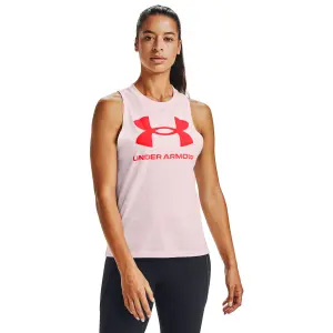 Camiseta de tirantes para mujer Under Armour Sportstyle Graphic image-1