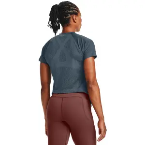 Camiseta de mujer Under Armour à manches courtes Sport Hi-Lo image-4