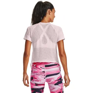 Camiseta de mujer Under Armour à manches courtes Sport Hi-Lo image-4