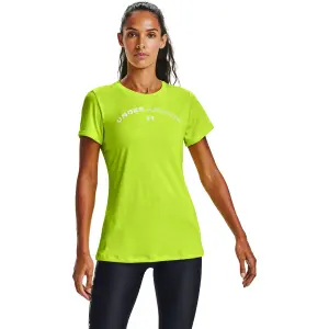 Camiseta de mujer Under Armour à manches courtes Tech Twist Graphic LU image-2