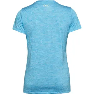 Camiseta de mujer Under Armour à manches courtes Tech Twist Graphic LU image-3