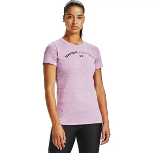 Camiseta de mujer Under Armour à manches courtes Tech Twist Graphic LU image-2