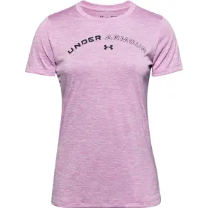 Camiseta de mujer Under Armour à manches courtes Tech Twist Graphic LU image-0