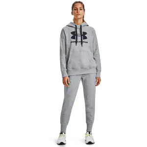 Hættetrøje til kvinder Under Armour avec logo Rival Fleece image-1