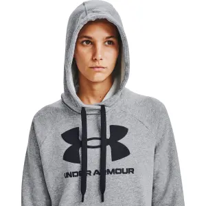 Hættetrøje til kvinder Under Armour avec logo Rival Fleece image-5