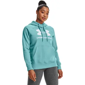 Sudadera con capucha para mujer Under Armour avec logo Rival Fleece image-2