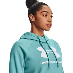 Sudadera con capucha para mujer Under Armour avec logo Rival Fleece image-5