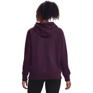 Felpa da donna con cappuccio Under Armour avec logo Rival Fleece image-4