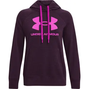 Felpa da donna con cappuccio Under Armour avec logo Rival Fleece image-0