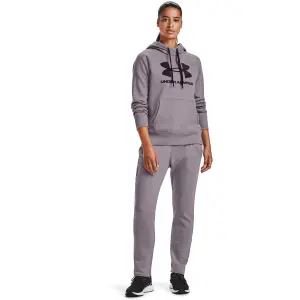 Women's hoodie Under Armour avec logo Rival Fleece image-1