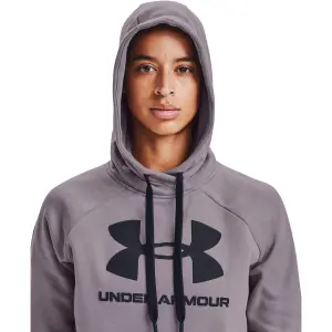 Women's hoodie Under Armour avec logo Rival Fleece image-5