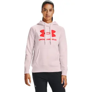 Women's hoodie Under Armour avec logo Rival Fleece image-2