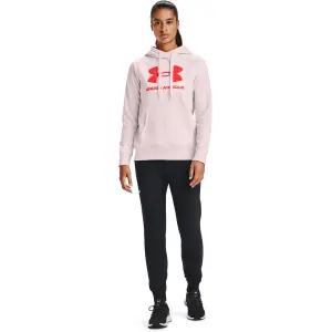 Women's hoodie Under Armour avec logo Rival Fleece image-3