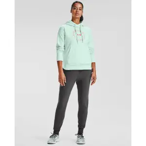 Women's hoodie Under Armour Rival Fleece Metallic image-3