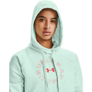 Women's hoodie Under Armour Rival Fleece Metallic image-5