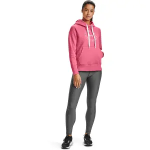 Women's hoodie Under Armour Rival Fleece Metallic image-1