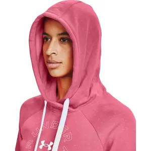 Women's hoodie Under Armour Rival Fleece Metallic image-5