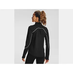 Top a collo alto da donna Under Armour RUSH™ ColdGear® Jacquard image-3
