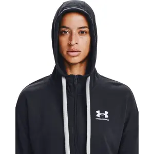 Veste femme Under Armour à capuche Rival Fleece Full Zip image-5