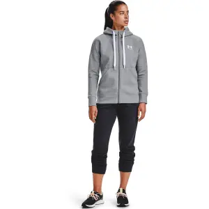 Women's jacket Under Armour à capuche Rival Fleece Full Zip image-5